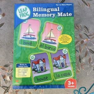 Bilingual Memory Mate by Leap Frog |Card Game | New | Sealed